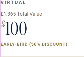 BGC LONDON VIRTUAL TIER TICKET